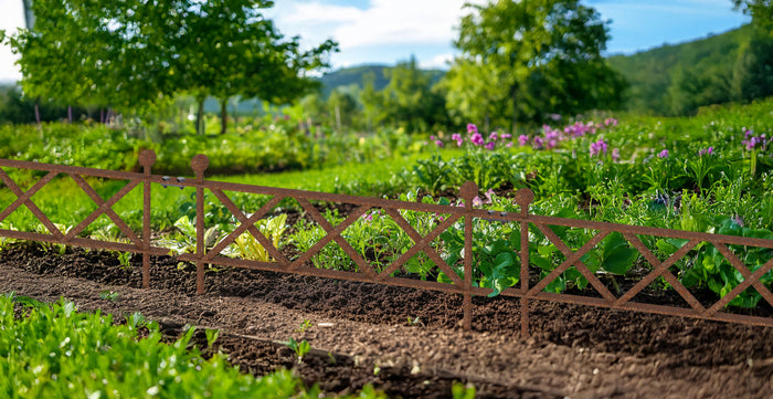 Stylish garden edging: How a plug-in or flower bed fence brings order to the garden
