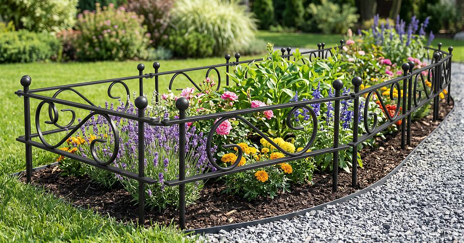 Garden bed design: 6 tricks for more structure & order in your flower bed