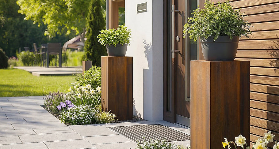 Designing your front entrance – stylish ideas for your front garden, decorations and plants