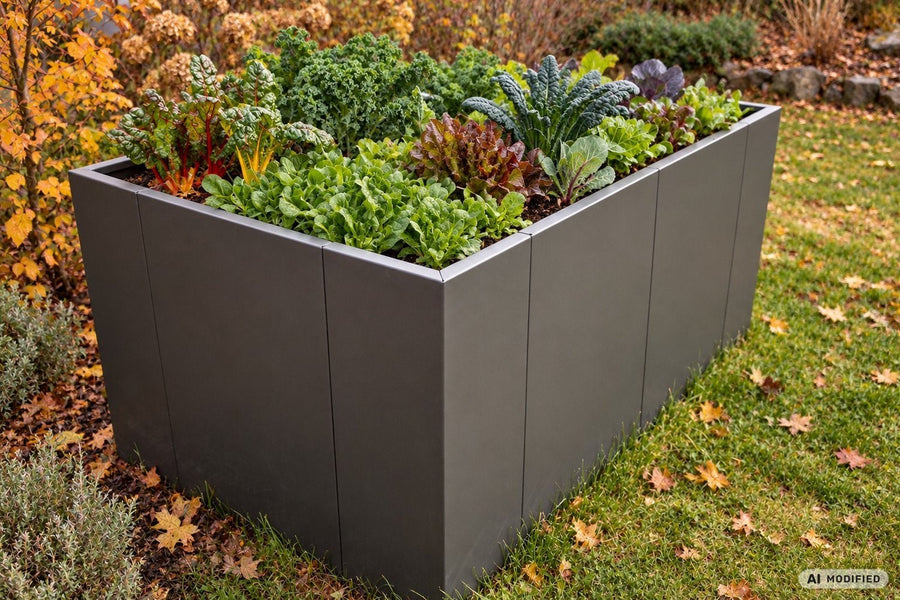 Planting a raised bed in autumn: the best winter vegetables for the cold season