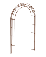 Rosenbogen Matera in unbeschichtet als 3D-Modell