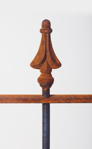 Zaun unbeschichtet Detailaufnahme