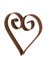 Metallherz Vercelli in unbeschichtet als 3D-Modell