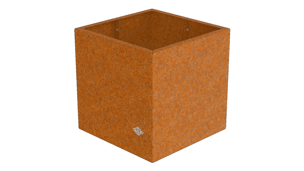 Pflanzkübel Vernazza 40x40x40 cm aus Cortenstahl als 3D-Modell