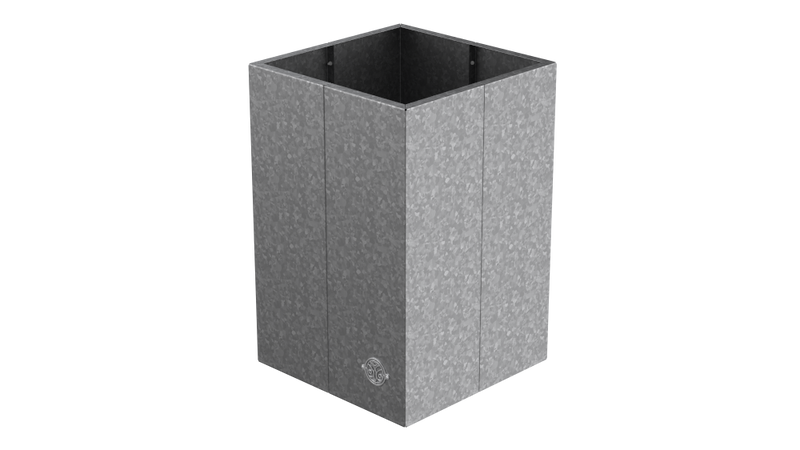 Hochbeet Monterosso 45x45x68cm als 3D-Modell | Feuerverzinkt